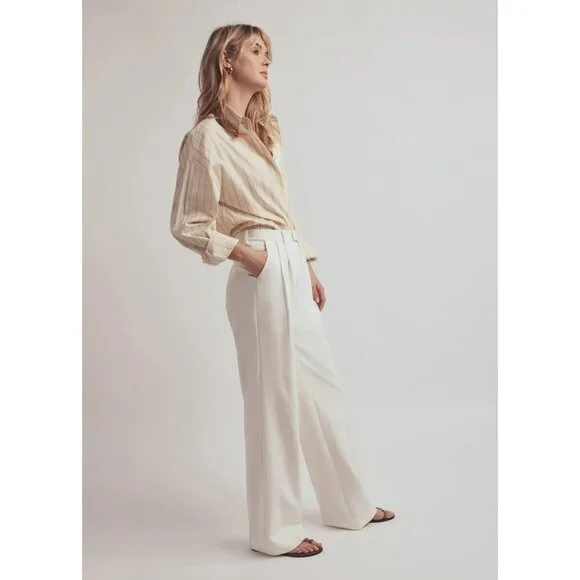 FAVORITE DAUGHTER The Low Favorite Pants in Ivory Size US 8 - Picture 16 of 16